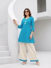 Ff Vk Cotton Bandhani Print Kurti With Bottom